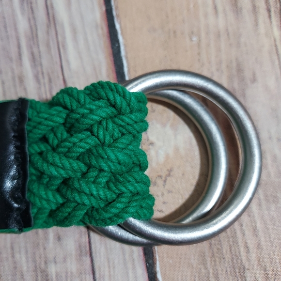 Polo Ralph Lauren Kelly Green Braided Belt 45" - Picture 2 of 7
